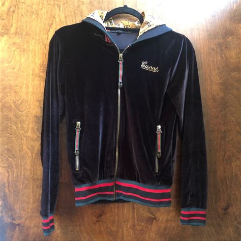 gucci look alike sweater|gucci velour sweatsuit.